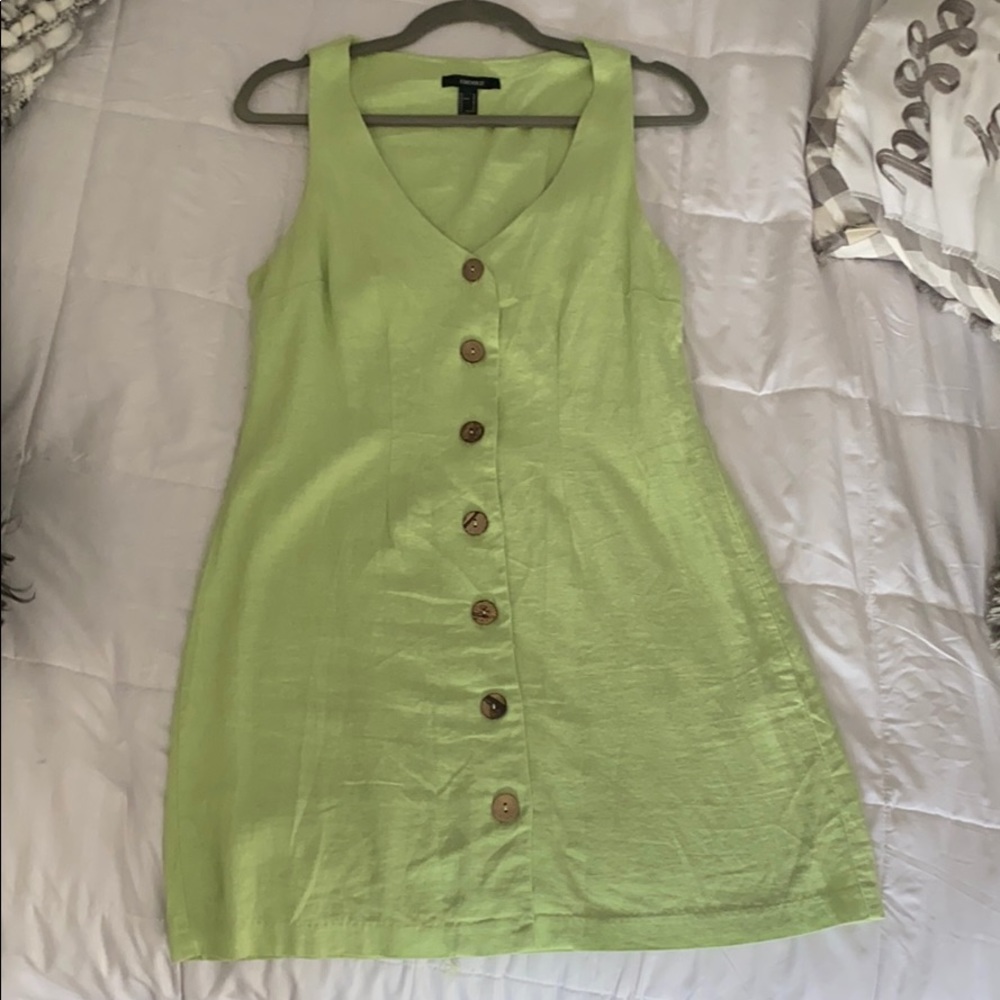 Forever 21 Lime green spring dress